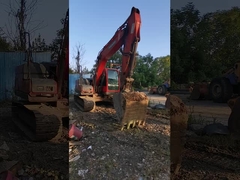 DX150 Excavadora usada Doosan 14100kg Peso potente con 0.58m3 de cubo